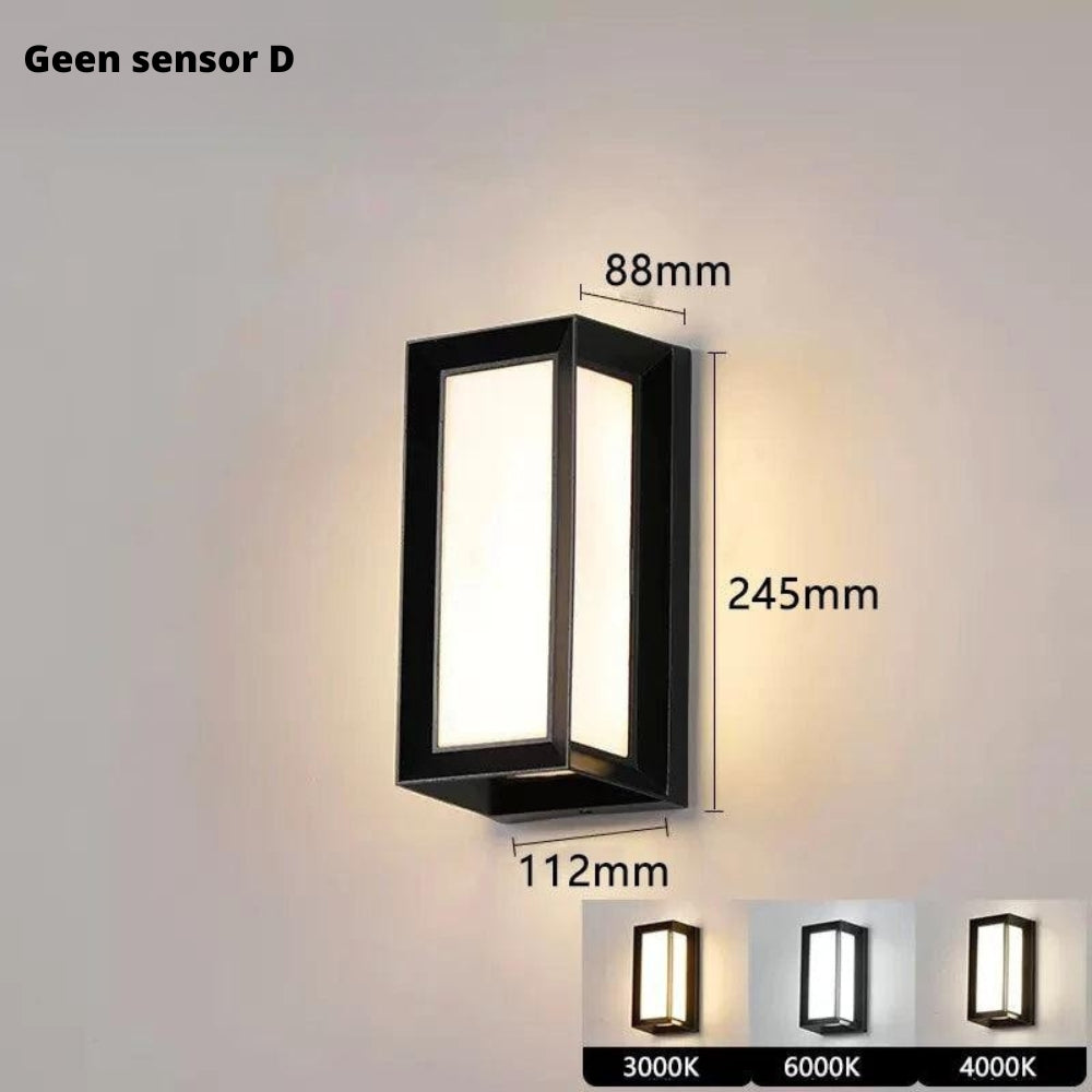 LumiGlow Smart Outdoor Wall Lamp with Motion Sensor 6