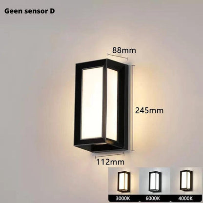 LumiGlow Smart Outdoor Wall Lamp with Motion Sensor 6