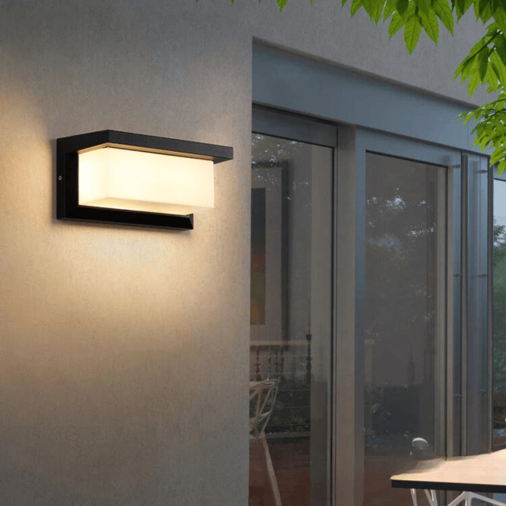 LumiGlow Smart Outdoor Wall Lamp with Motion Sensor 1