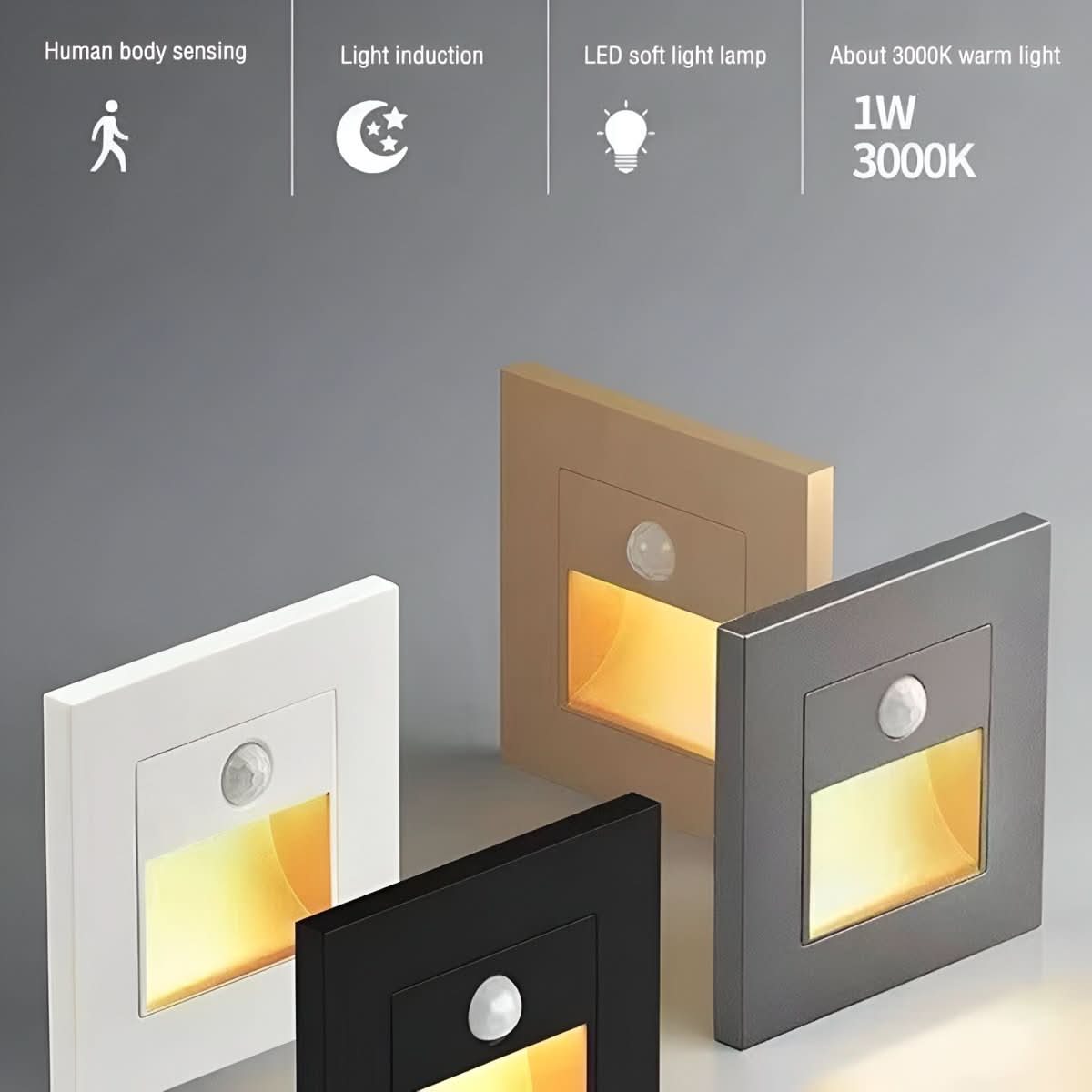 LumiStep Motion Sensor Wall Light – Safe Indoor Lighting 4