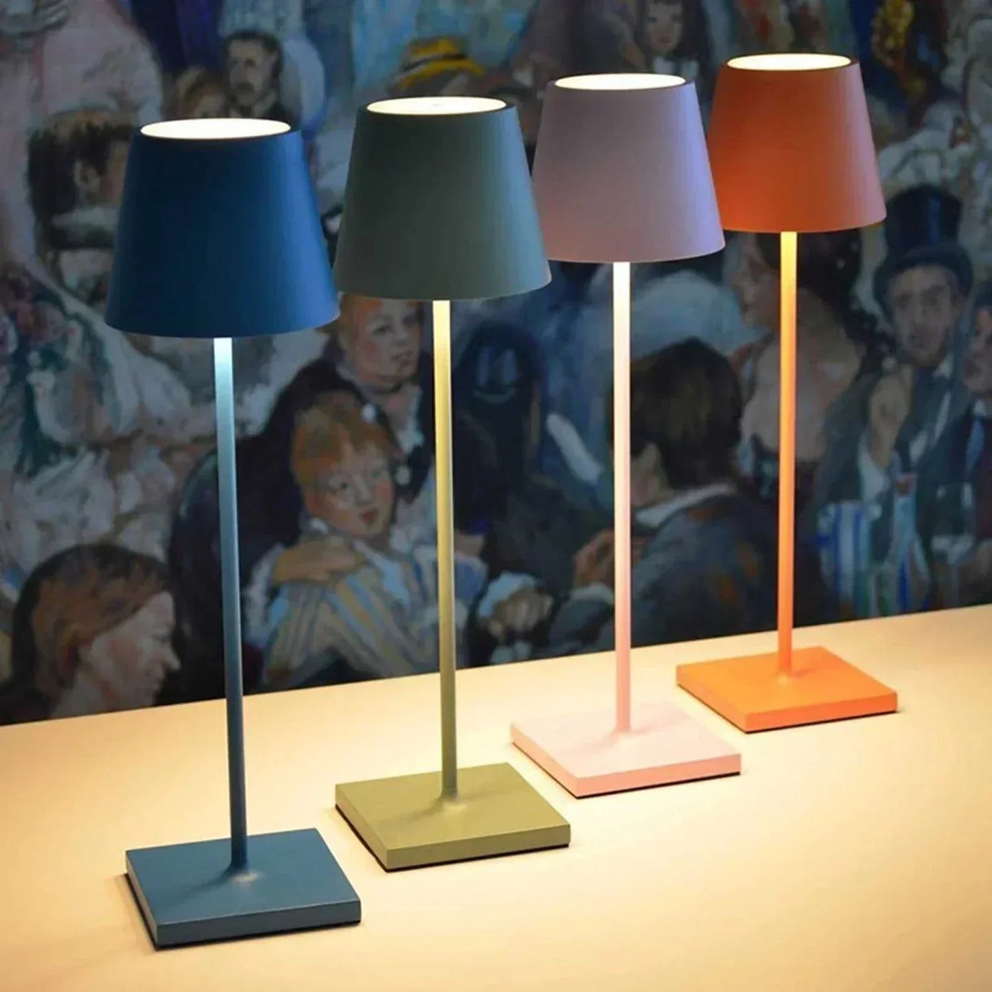 LumoGlow Wireless LED Table Lamp — Touch Control, 20Hr Battery 9