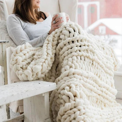 LuxeWool Chunky XL Knitting Yarn 1000g — DIY Blankets 5