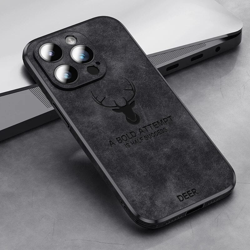 Genuine Leather iPhone Case — Slim & Shockproof Design 13