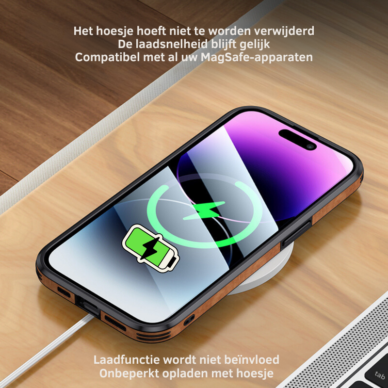 Genuine Leather iPhone Case — Slim & Shockproof Design 3