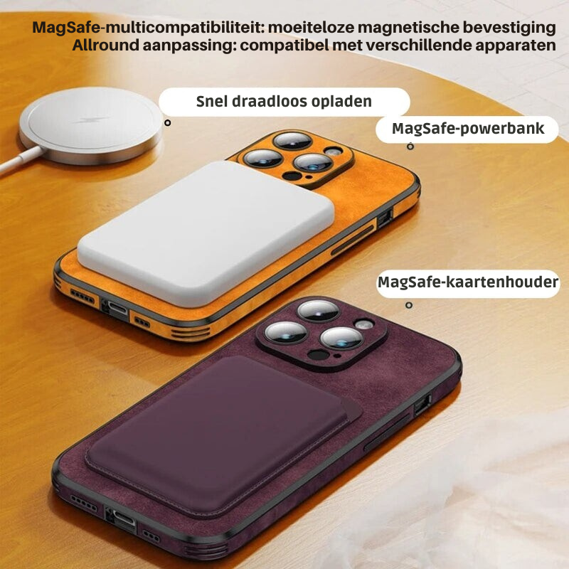 Genuine Leather iPhone Case — Slim & Shockproof Design 5