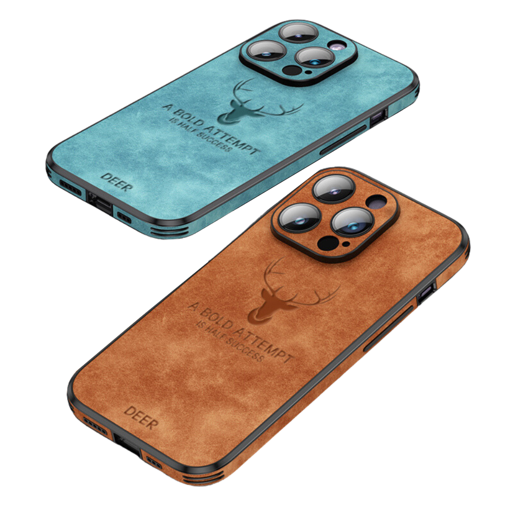 Genuine Leather iPhone Case — Slim & Shockproof Design 1