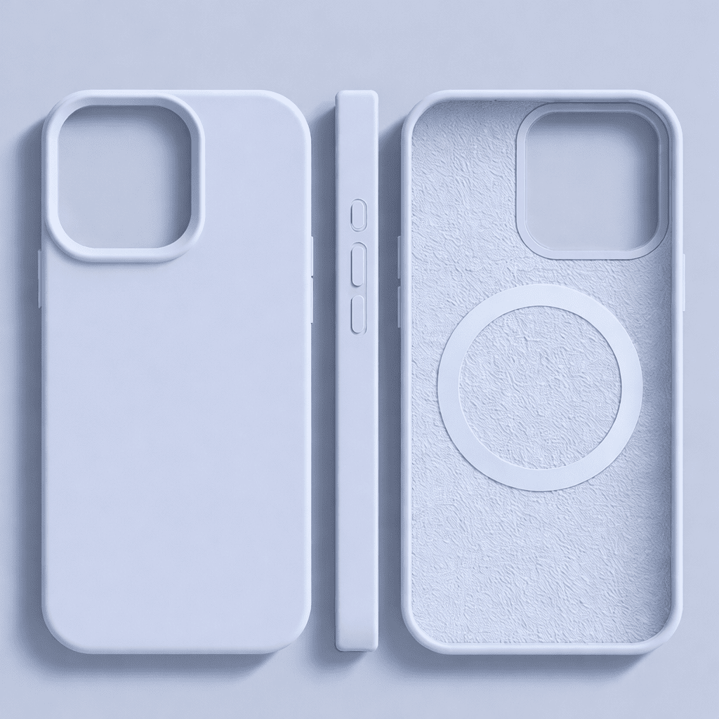 Magnetic Silicone iPhone Case — MagSafe Slim & Soft Design 10
