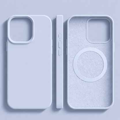 Magnetic Silicone iPhone Case — MagSafe Slim & Soft Design 10