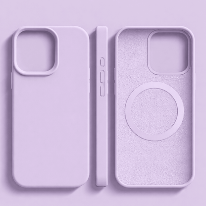 Magnetic Silicone iPhone Case — MagSafe Slim & Soft Design 11