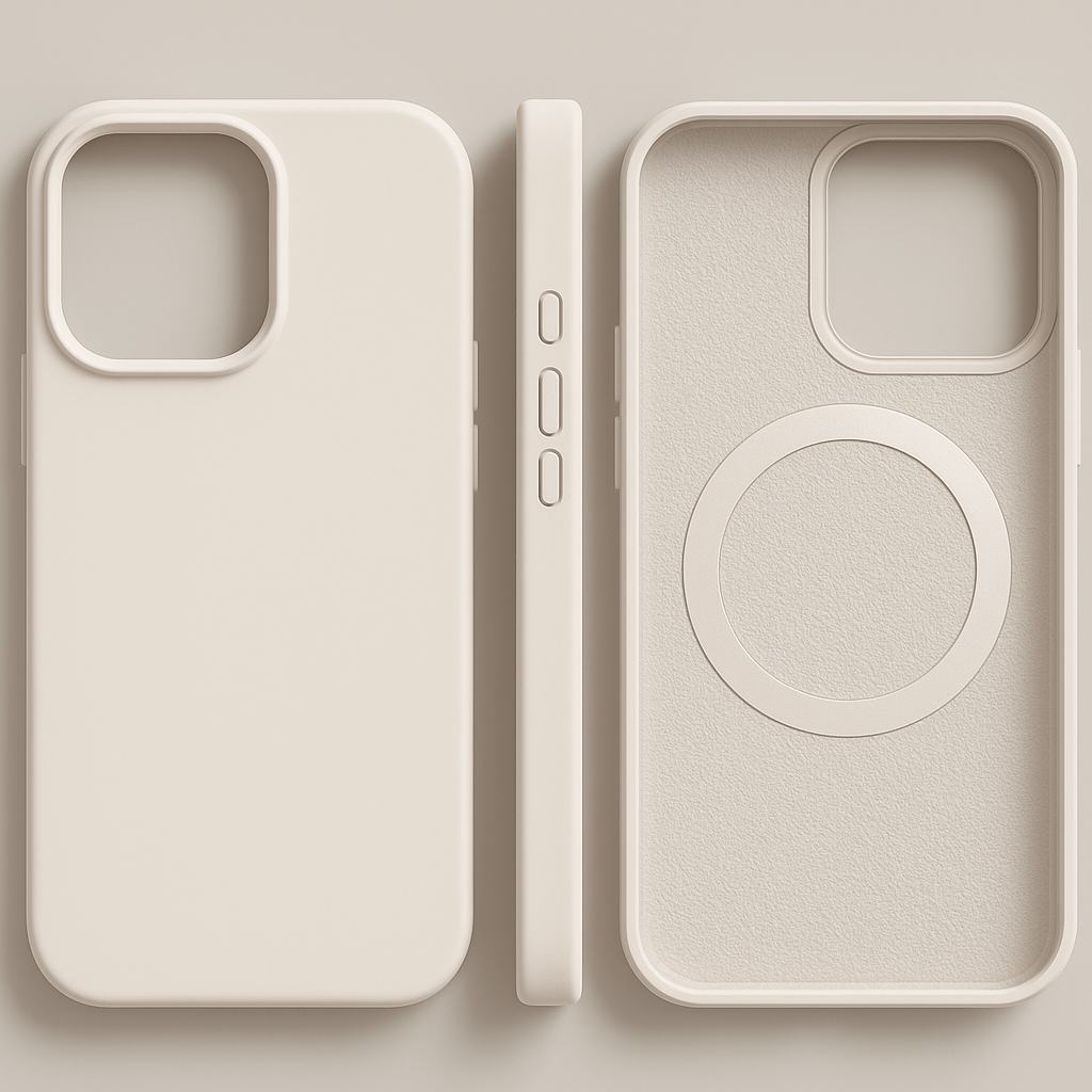 Magnetic Silicone iPhone Case — MagSafe Slim & Soft Design 8