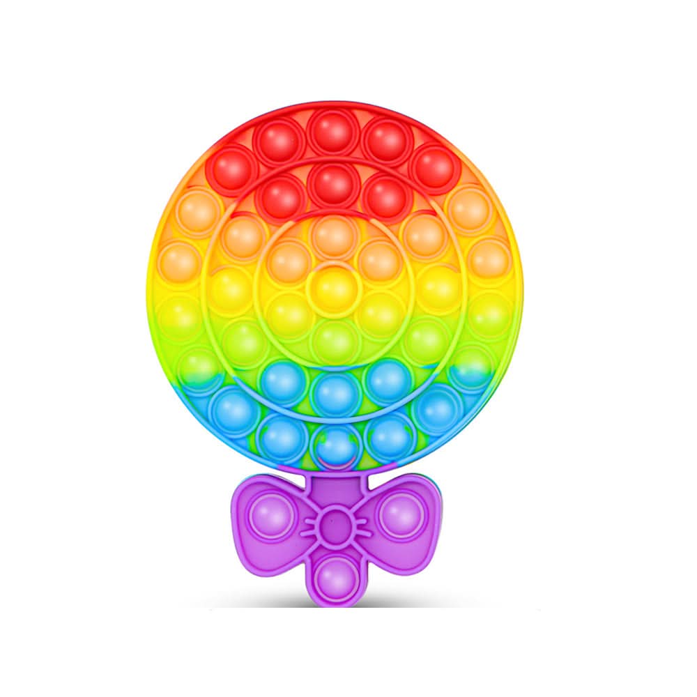 Squishy Push Pop Fidget Toy — Silicone Sensory Bubble 19