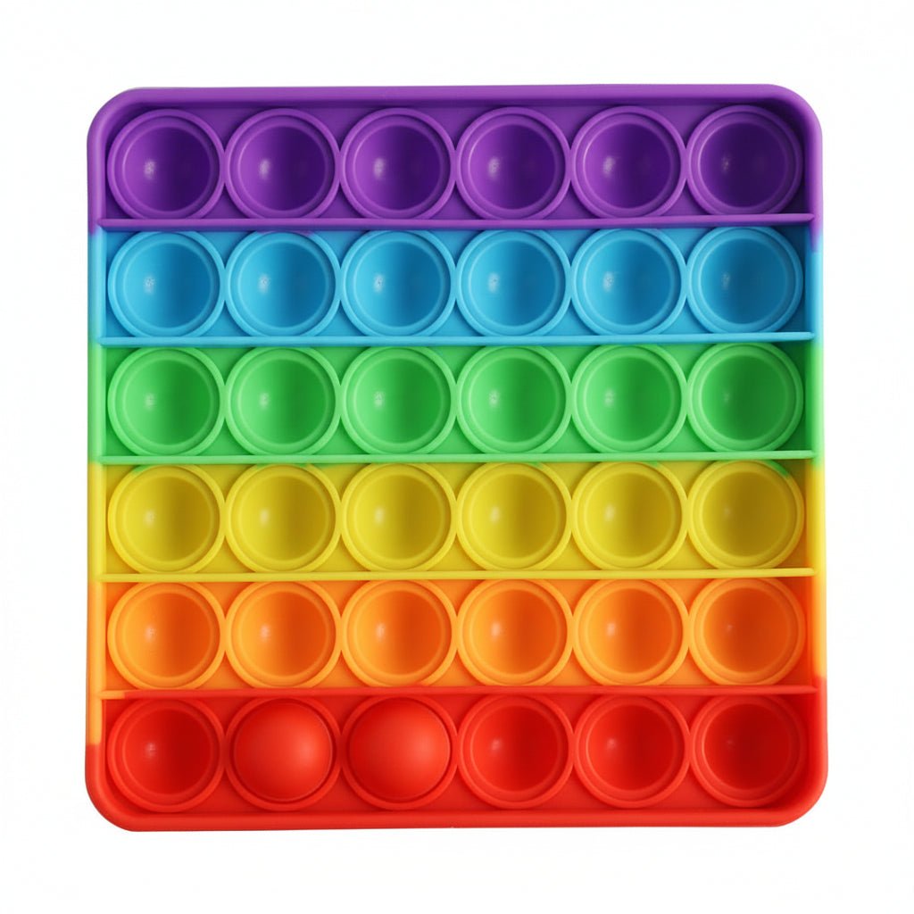 Squishy Push Pop Fidget Toy — Silicone Sensory Bubble 29