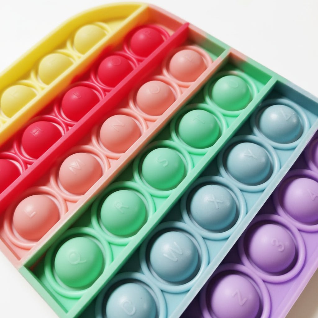 Squishy Push Pop Fidget Toy — Silicone Sensory Bubble 9