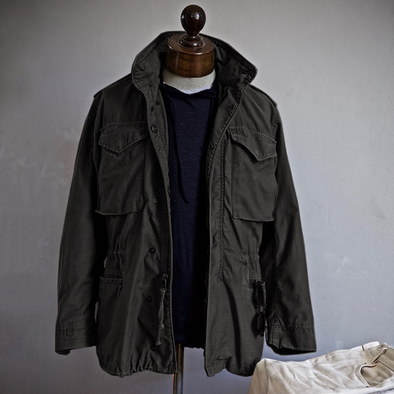 Men's Vintage Military Jacket with Hidden Hood | S–5XL 7