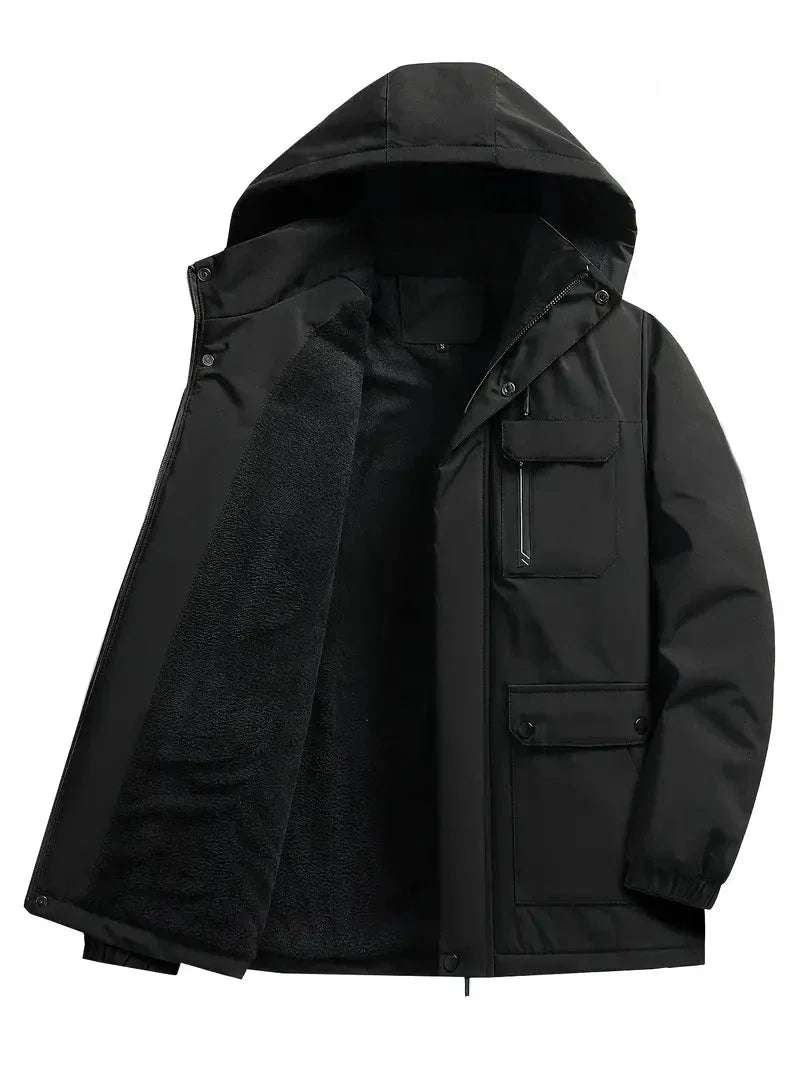Men's Waterproof Winter Parka — Down-Filled Regular Fit Coat 2