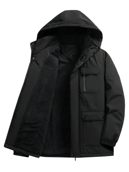 Men's Waterproof Winter Parka — Down-Filled Regular Fit Coat 2