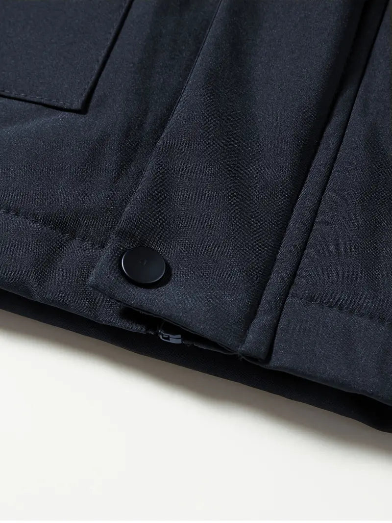 Men's Waterproof Winter Parka — Down-Filled Regular Fit Coat 5