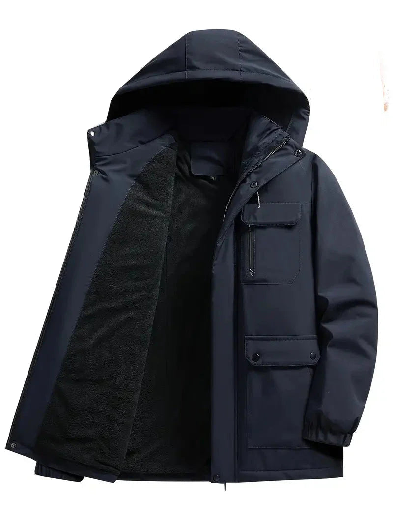 Men's Waterproof Winter Parka — Down-Filled Regular Fit Coat 1