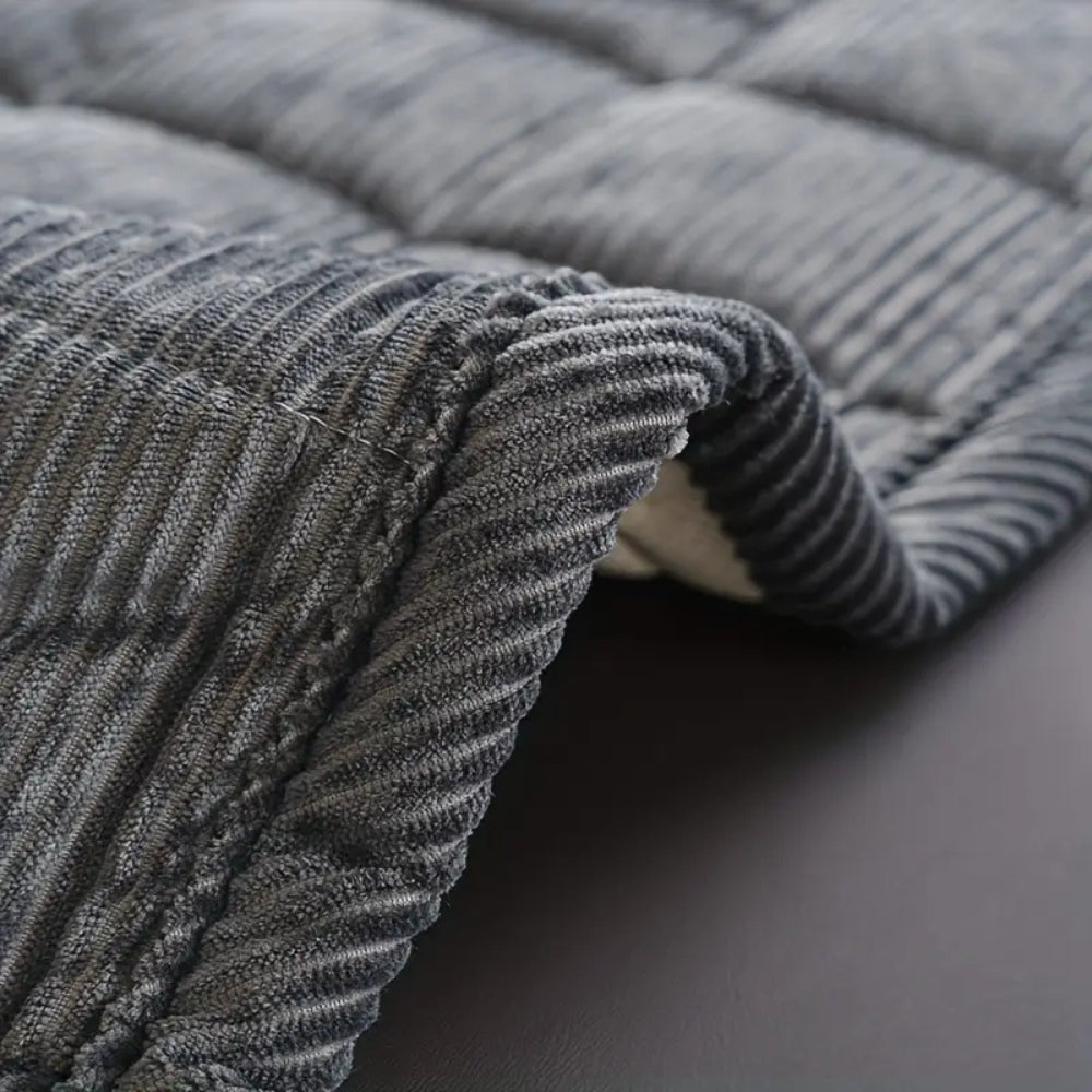 Metro Line Quilted Couch Cover — Non-Slip Sofa Protector 6