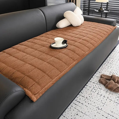 Metro Line Quilted Couch Cover — Non-Slip Sofa Protector 1