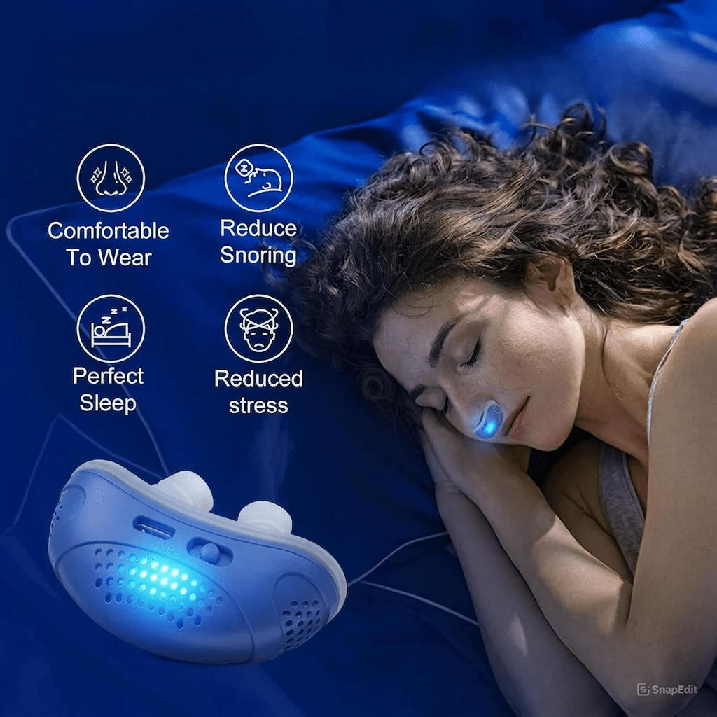 Micro CPAP Device — Portable Silent Anti-Snoring Sleep Aid 2