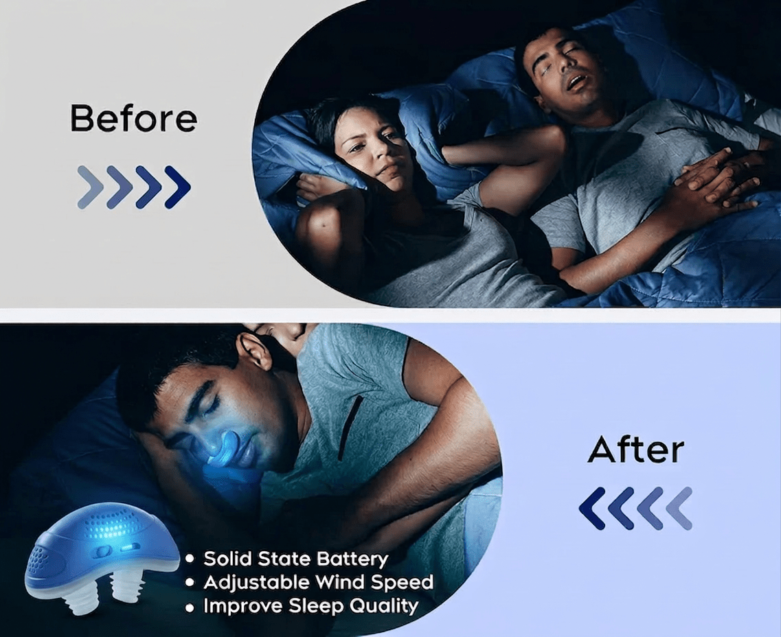 Micro CPAP Device — Portable Silent Anti-Snoring Sleep Aid 3