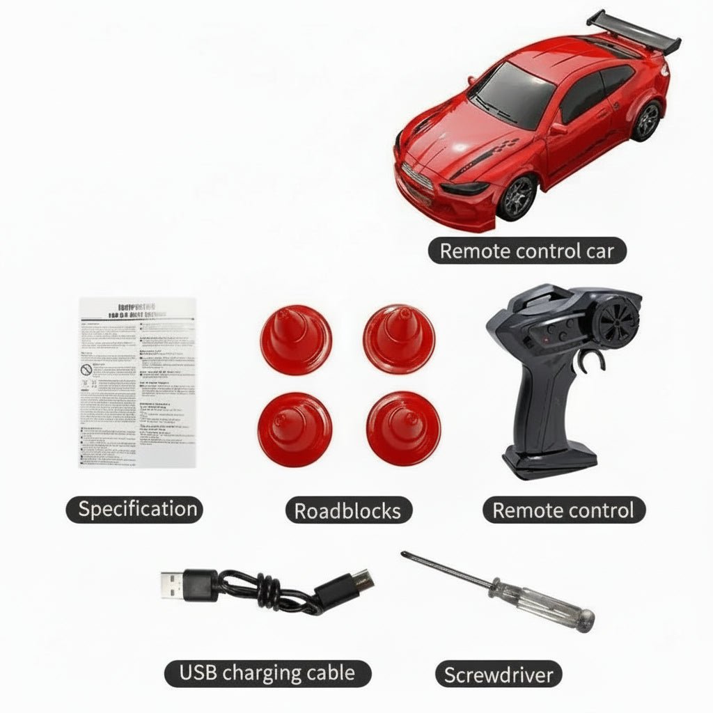RC Car MICRODRIFT 1:64 Scale Drift Car with Remote Control 15
