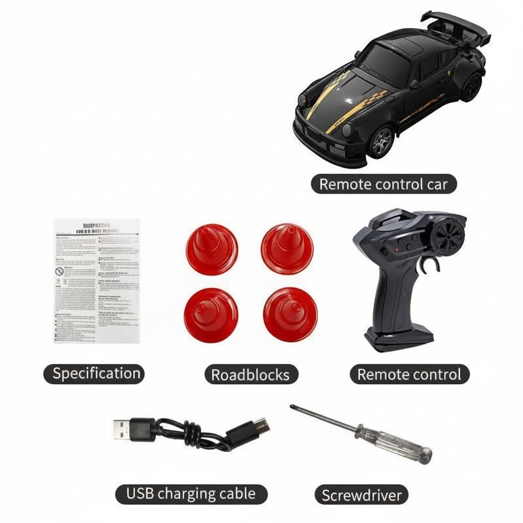 RC Car MICRODRIFT 1:64 Scale Drift Car with Remote Control 9