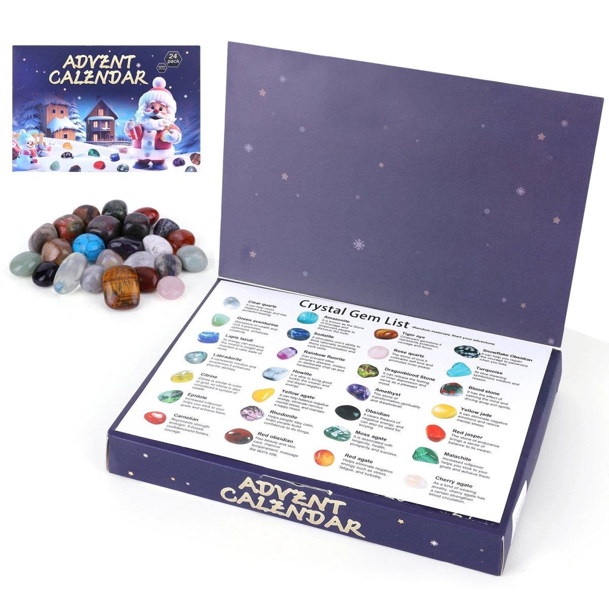 MINERKIDS 2025 Gemstone Excavation Advent Calendar — 24 Real Stones 3