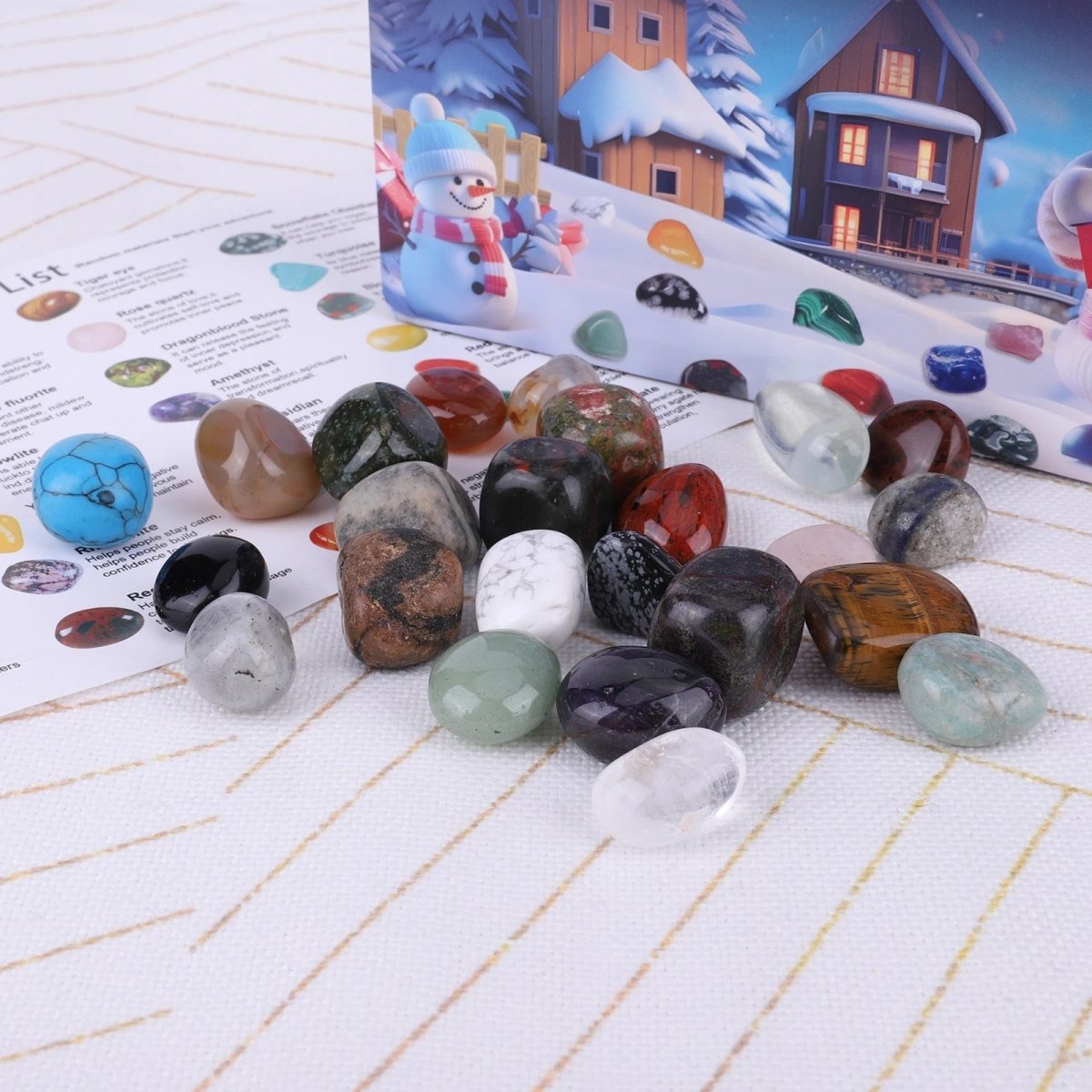 MINERKIDS 2025 Gemstone Excavation Advent Calendar — 24 Real Stones 7