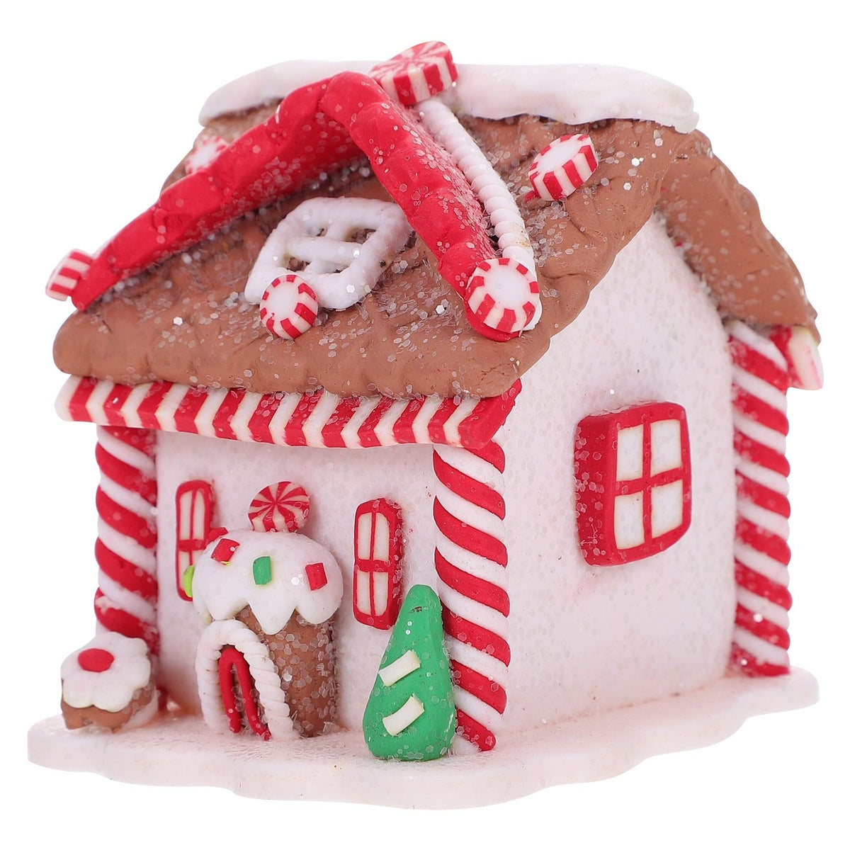 Mini Christmas Gingerbread House — Hand-Painted Resin Figurine 10