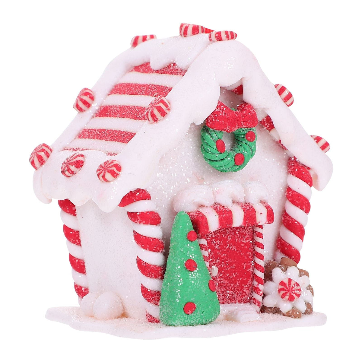 Mini Christmas Gingerbread House — Hand-Painted Resin Figurine 11
