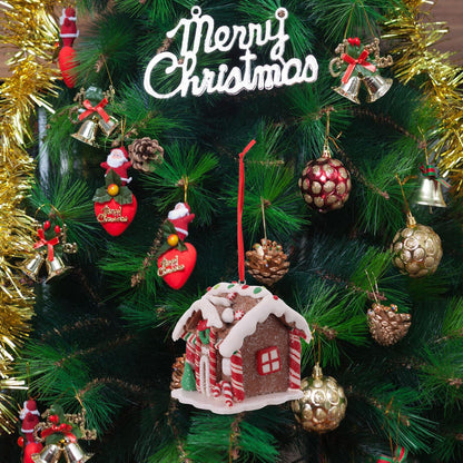 Mini Christmas Gingerbread House — Hand-Painted Resin Figurine 2