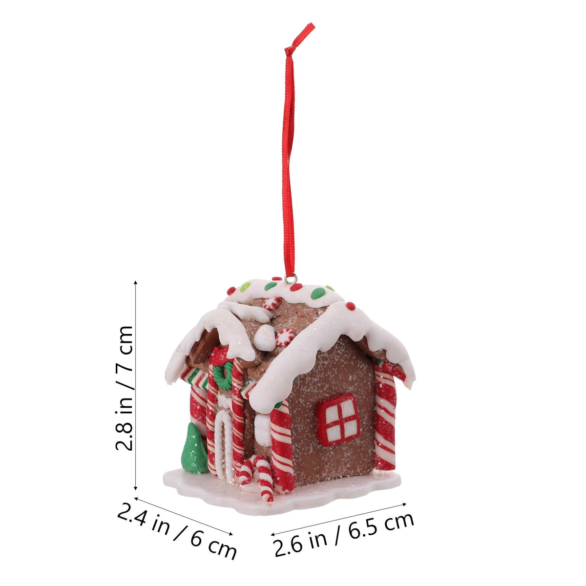 Mini Christmas Gingerbread House — Hand-Painted Resin Figurine 5