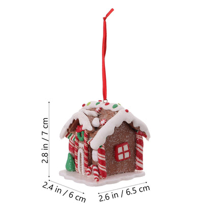 Mini Christmas Gingerbread House — Hand-Painted Resin Figurine 5