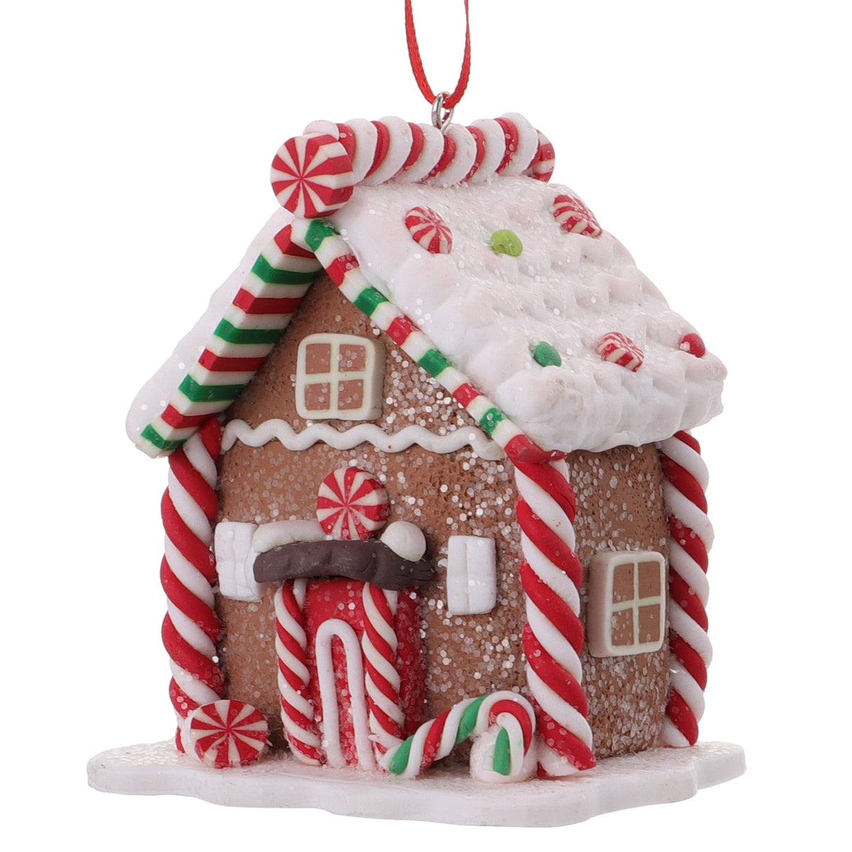 Mini Christmas Gingerbread House — Hand-Painted Resin Figurine 6