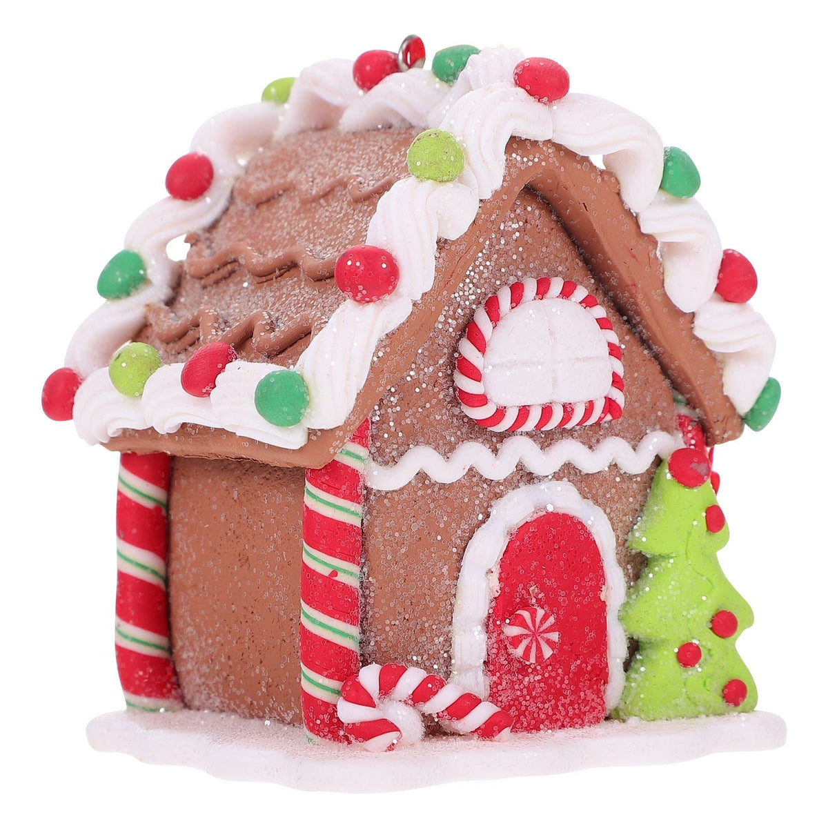 Mini Christmas Gingerbread House — Hand-Painted Resin Figurine 7