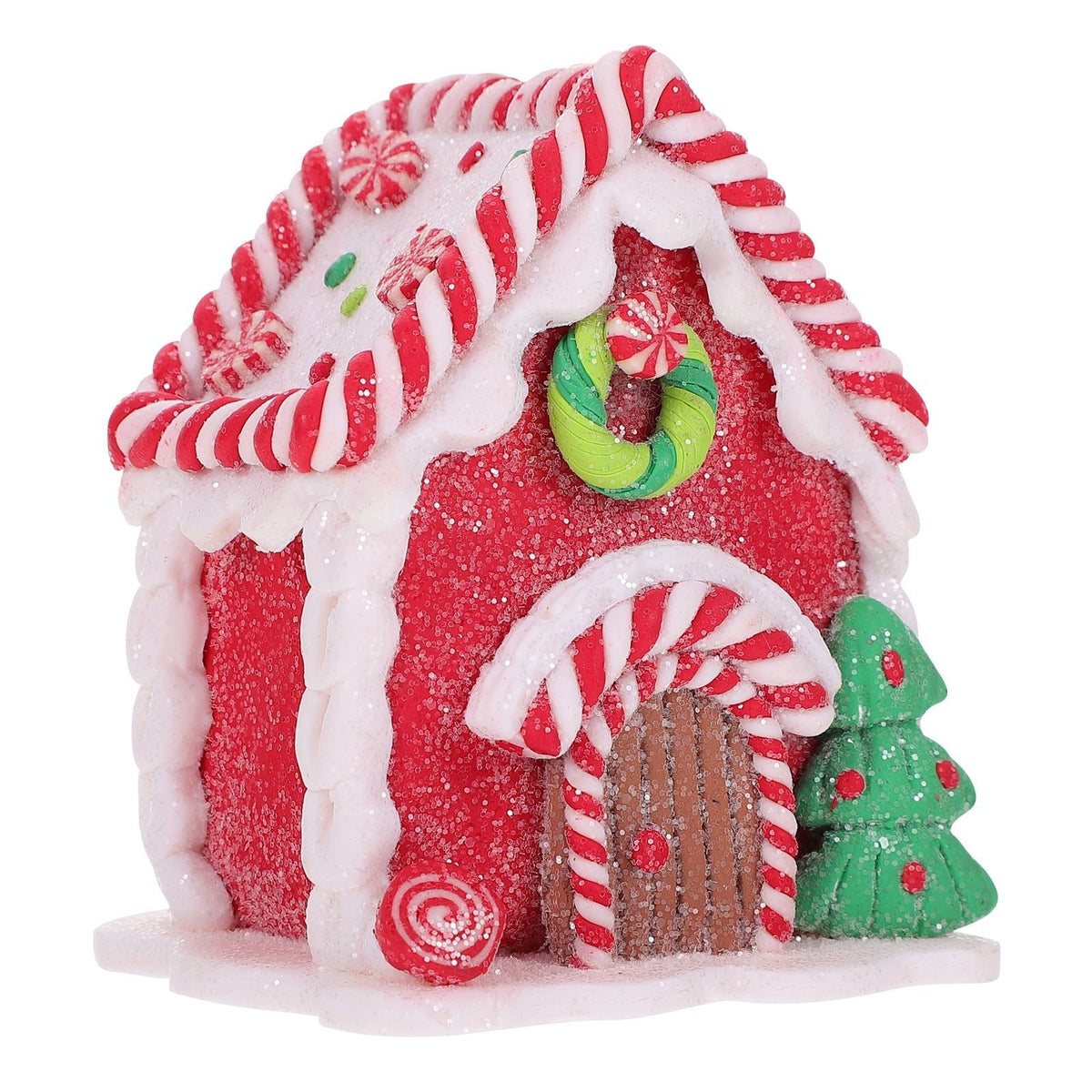 Mini Christmas Gingerbread House — Hand-Painted Resin Figurine 8