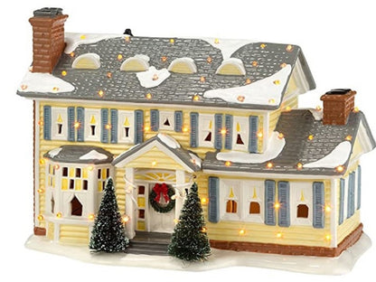 Miniature Christmas House Desktop Decor — Resin Holiday Figurine 10