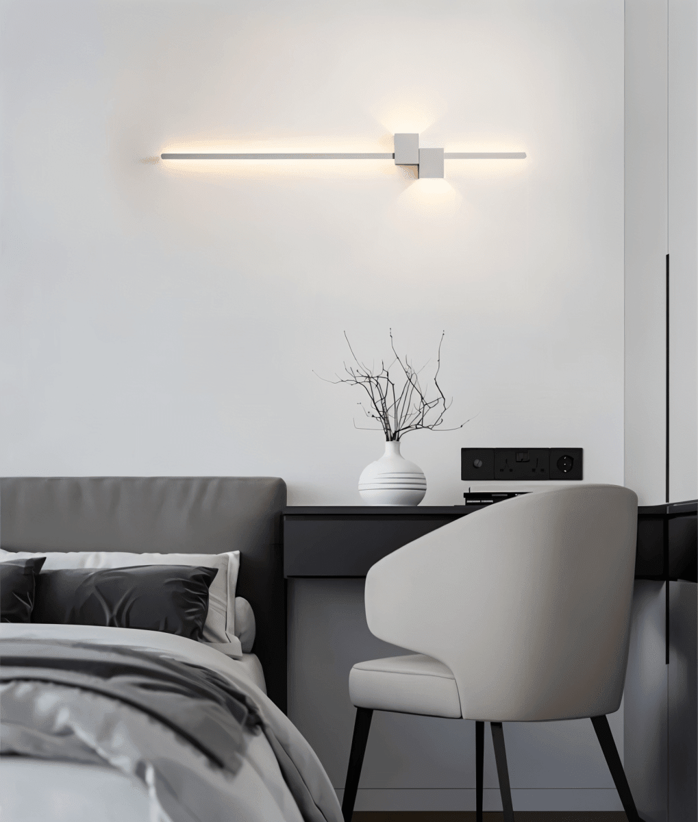 Minimalist LED Wall Sconce — Indirect Metal Wall Light 9