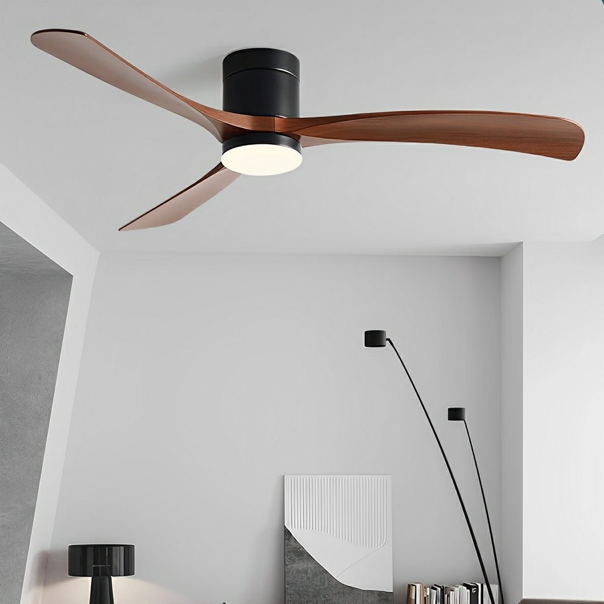 Modern Ceiling Fan with LED Light — 6 Speeds, Ultra-Quiet 4
