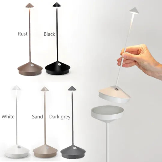 Modern Slim Wireless LED Table Lamp — Dimmable USB Rechargeable 11