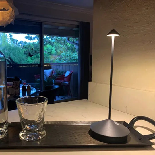 Modern Slim Wireless LED Table Lamp — Dimmable USB Rechargeable 17