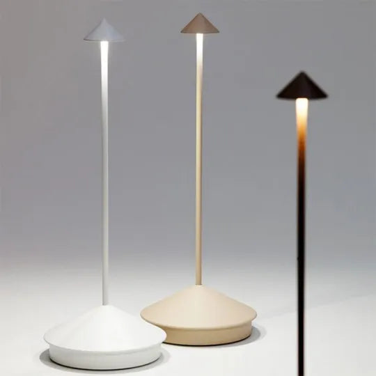 Modern Slim Wireless LED Table Lamp — Dimmable USB Rechargeable 5