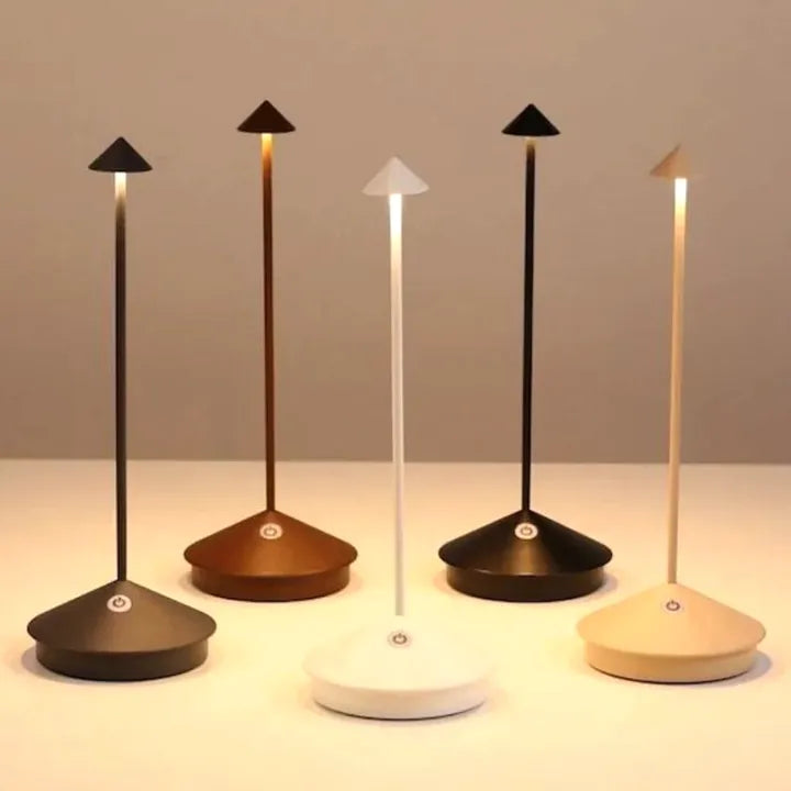 Modern Slim Wireless LED Table Lamp — Dimmable USB Rechargeable 1