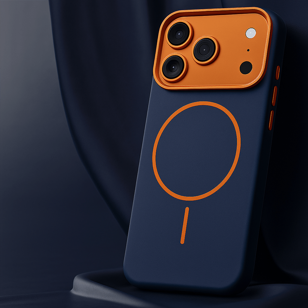 Montara Leather iPhone Case — Elephant Pattern & MagSafe 3