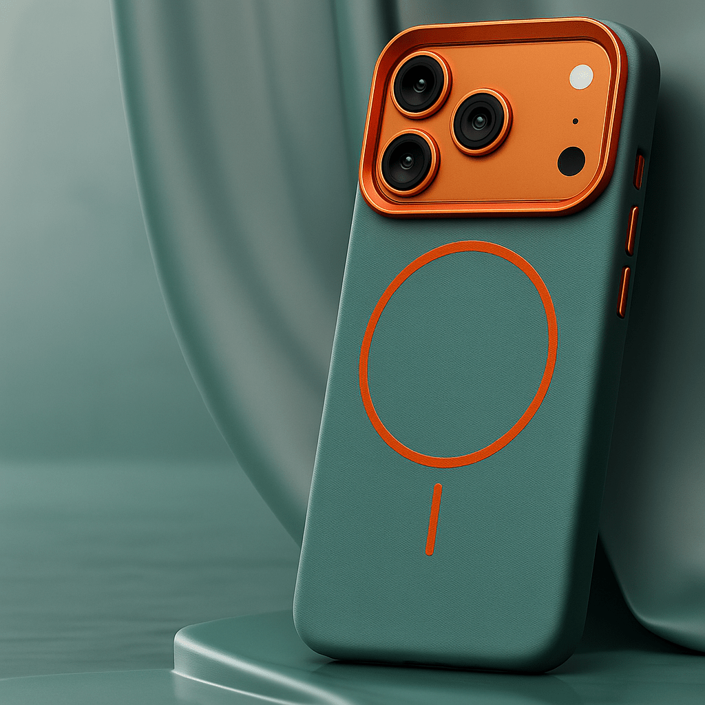 Montara Leather iPhone Case — Elephant Pattern & MagSafe 5