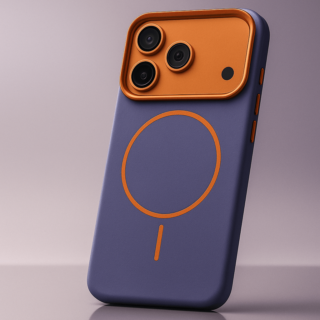 Montara Leather iPhone Case — Elephant Pattern & MagSafe 6