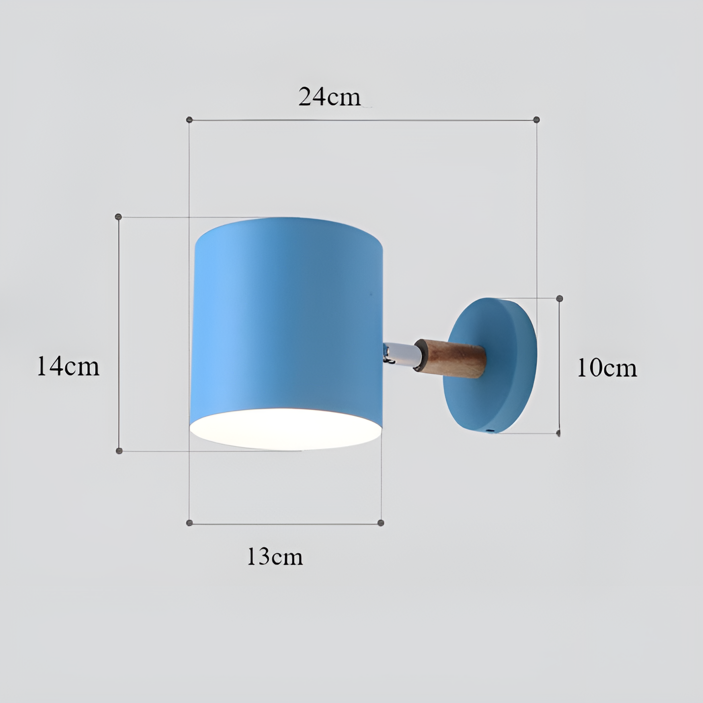 Adjustable Pastel Wall Lamp – Nordic Scandinavian Sconce 16