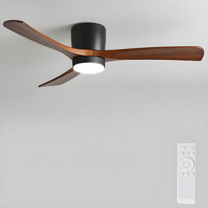Nordic Wooden Ceiling Fan Light with LED Remote Control 10